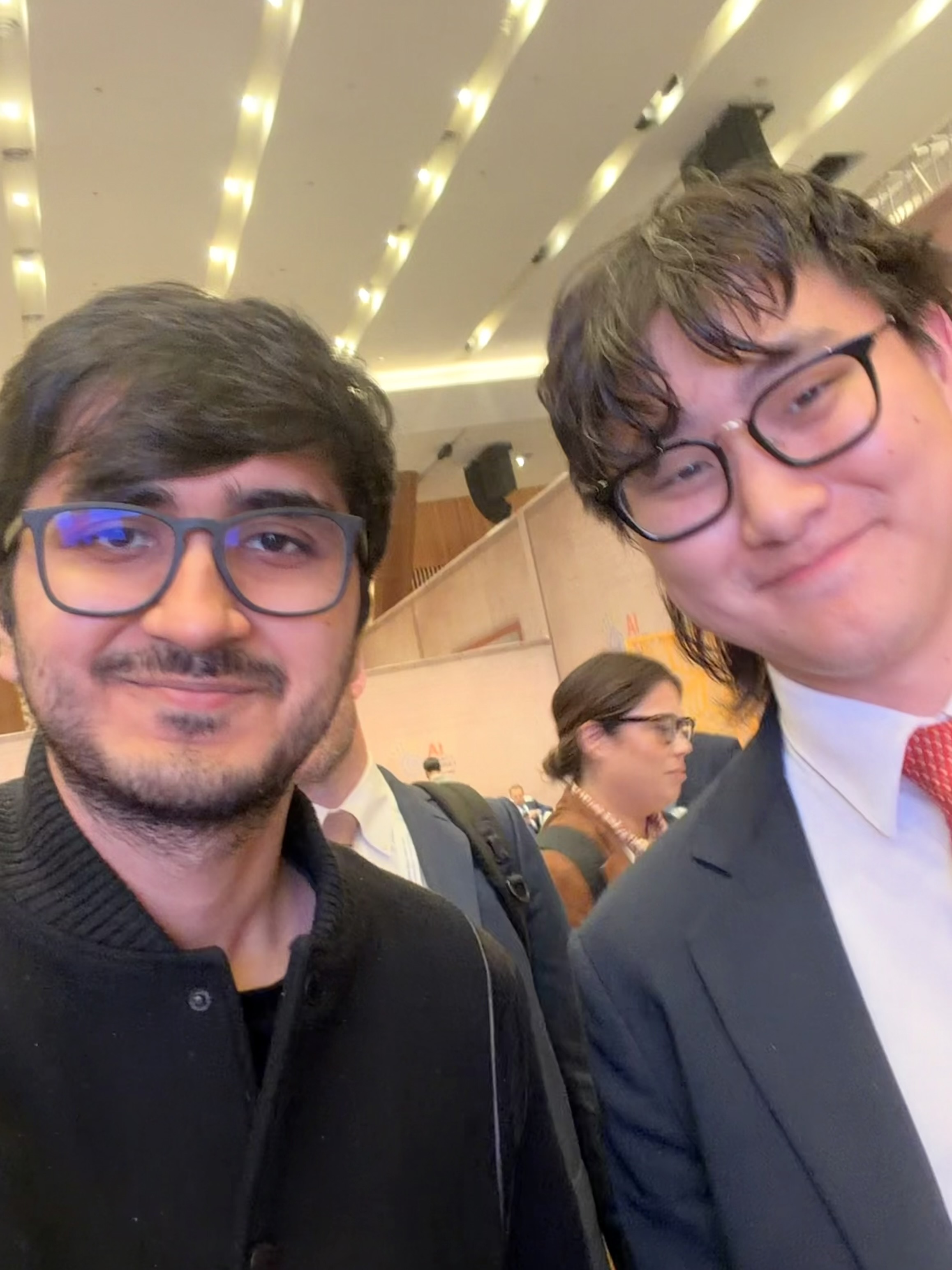 Alexander Wang, CEO of Scale AI, at the India AI Summit